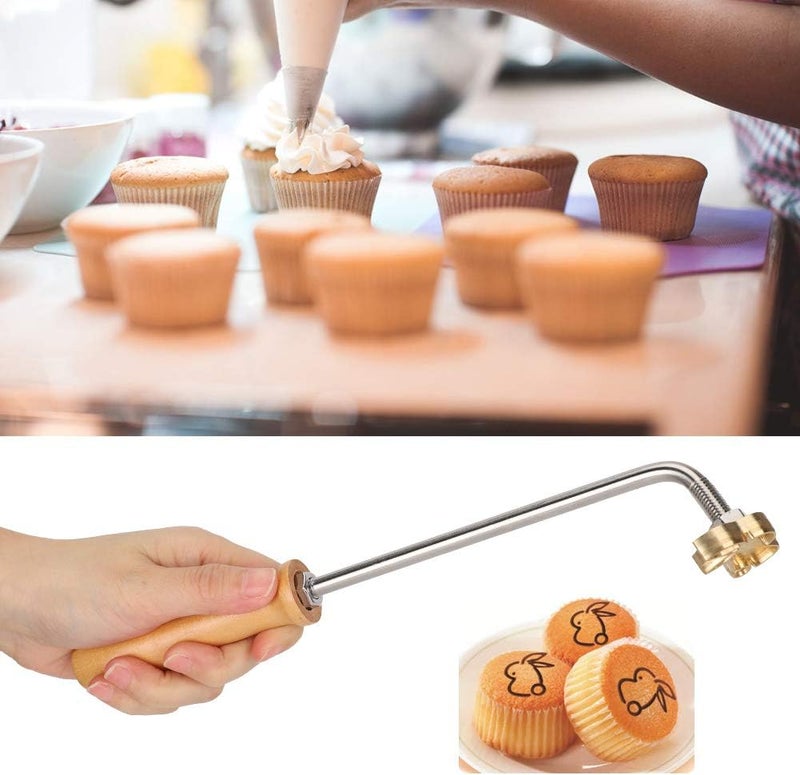 TOPINCN Machine Tools Accessory Baking Cake Branding Stamping Wood Leather Lumber Timber Leatherette Embossers - Image 4